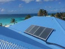 Shoal Bay Villas Solar Collectors